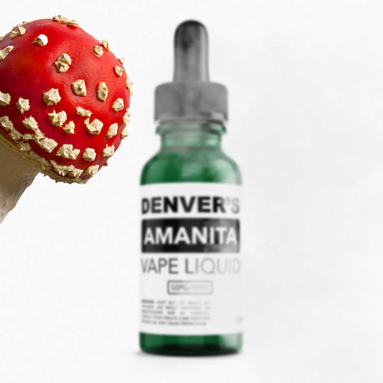 Amanita Muscaria Vape - Eliquid Mushroom Extract - Solventless Magic Mushroom Vapor Juice